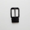 Black metal belt buckle is a simple and versatile belt accessory for men Specification image